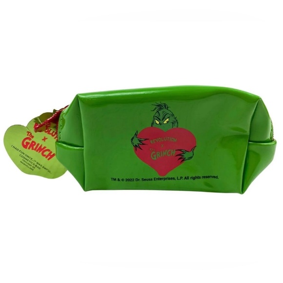 The Grinch x Revolution Mini Cosmetic Bag Limited Ed. - NWT - Picture 2 of 11